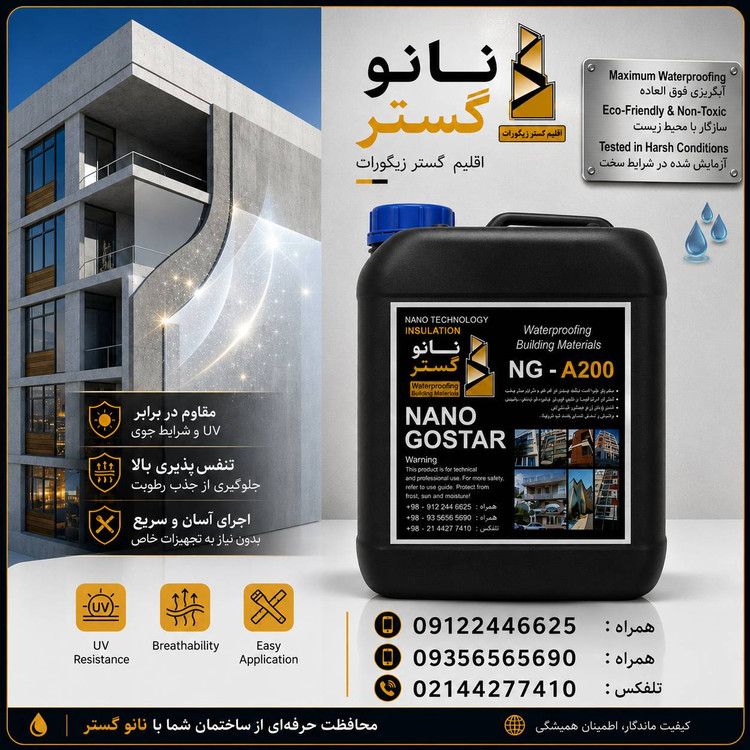 مواد ابگریز نانو اجر NG_A200